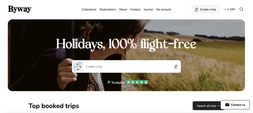 Byway Travelの公式サイト