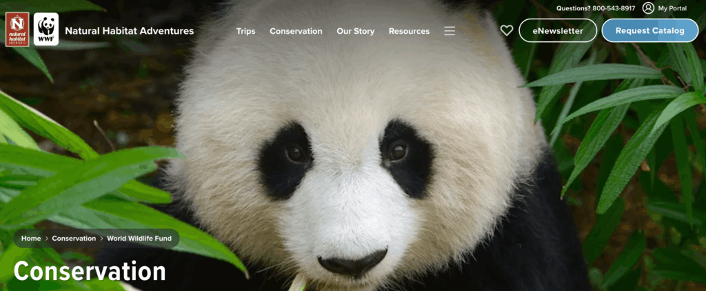 WWF(世界自然保護基金)の保全旅行パートナー