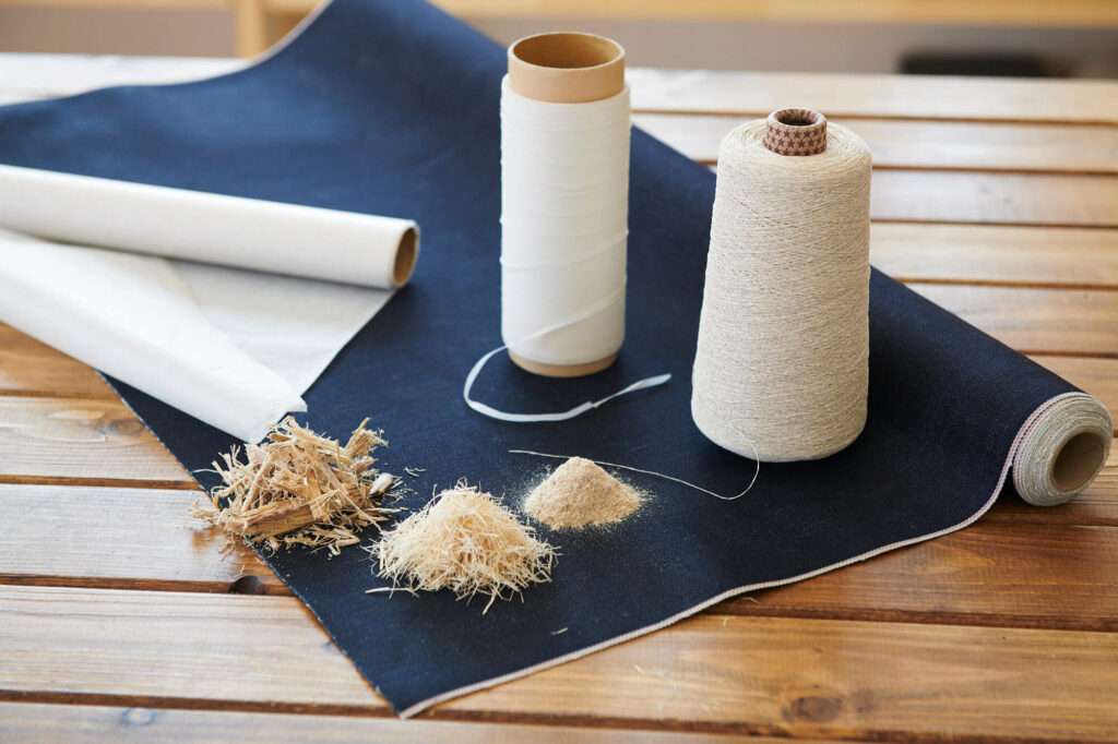 バガスでできた糸