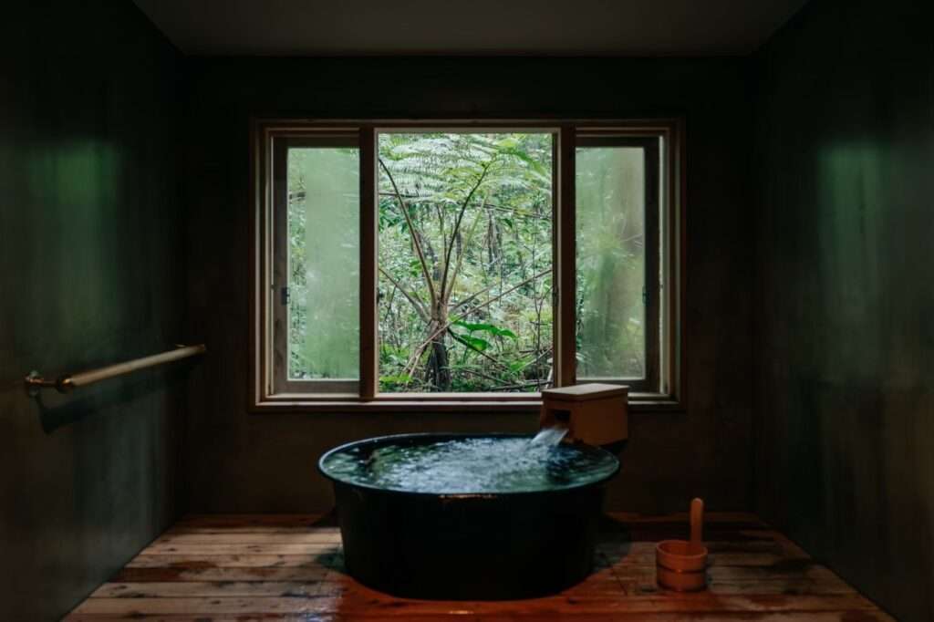 BUNASAUNAの浴槽