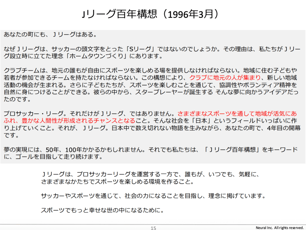 Jリーグ百年構想