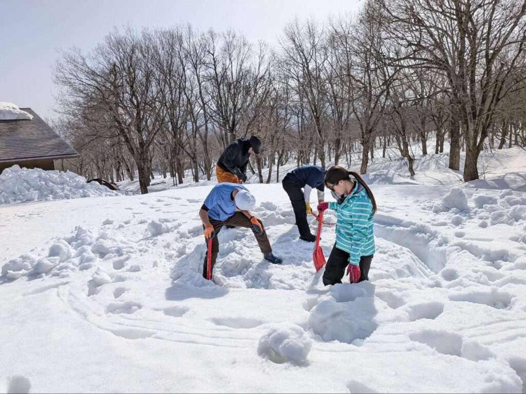 FC今治高等学校 里山校 雪山キャンプ