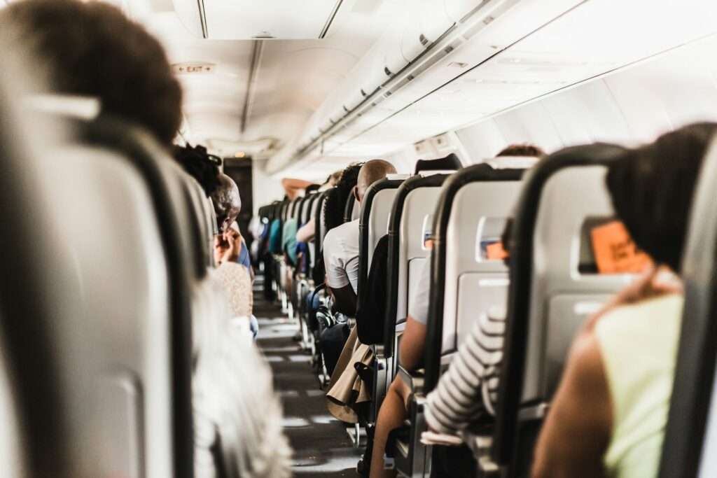 飛行機 機内