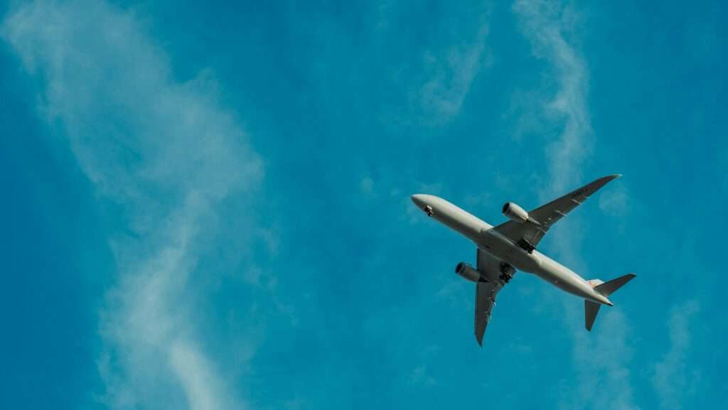 飛行機　空の旅
