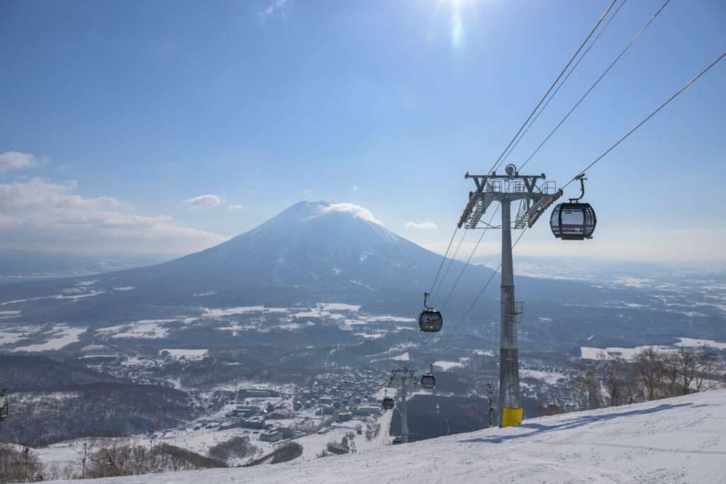 北海道ニセコ町のスキー場