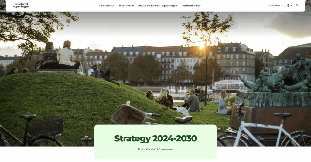 Copenhagen, All Inclusive. Tourism in the Capital of Denmark 2024-2030公式サイトのトップページ