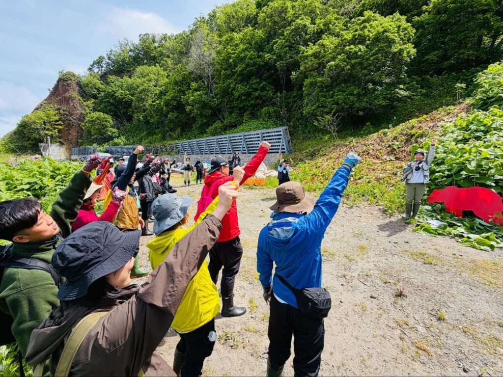 クマ活開始前の参加者の様子